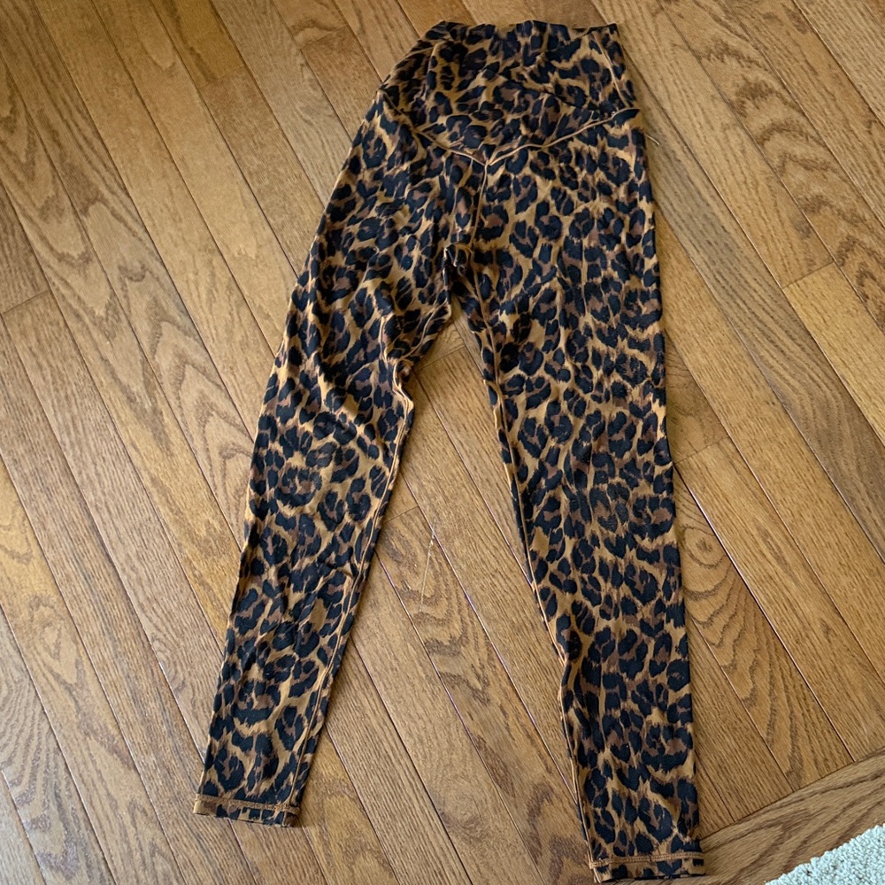 Aerie offline leopard cheetah Leggings - Brown/Black size small